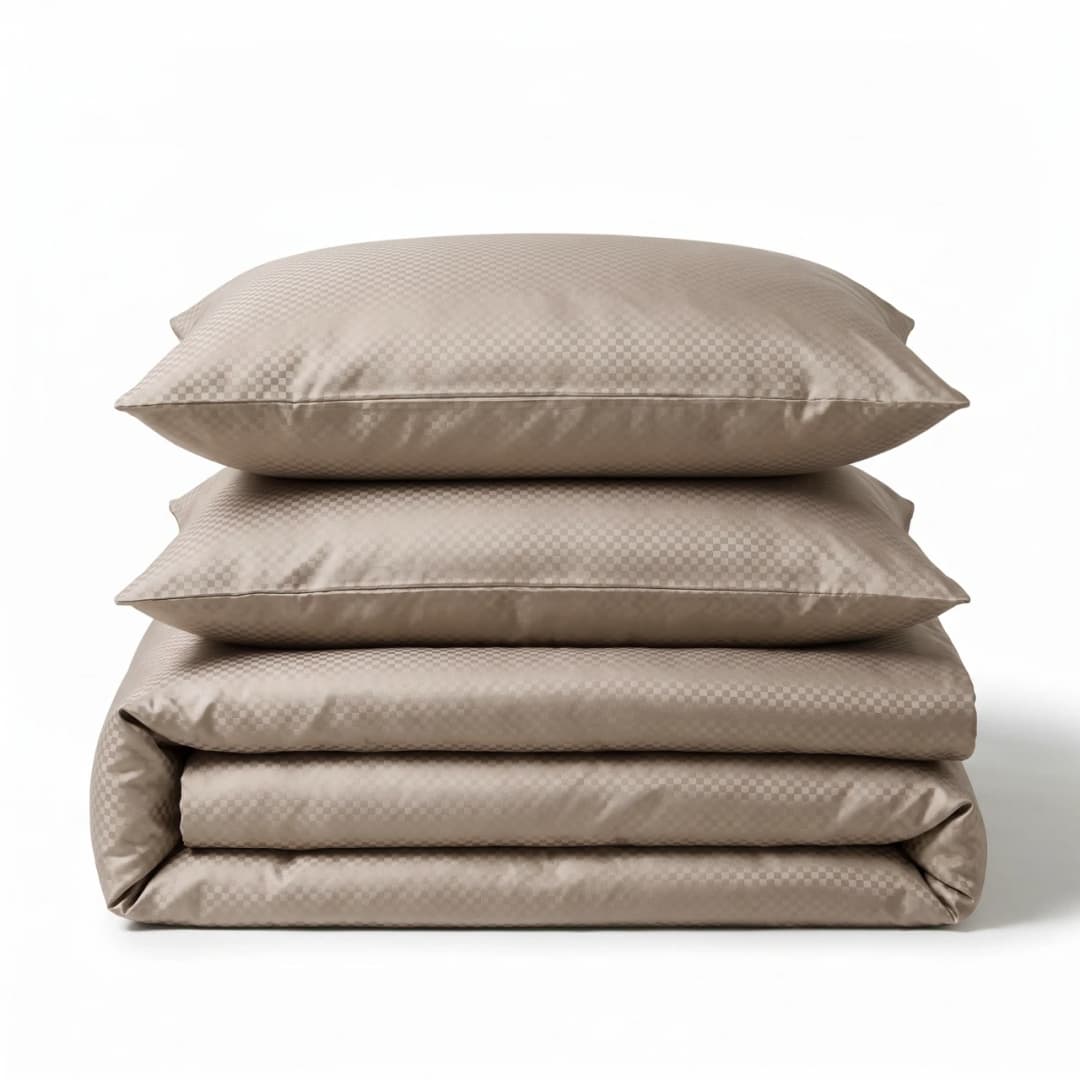 Dekbedovertrek Cees Taupe 200x220 cm