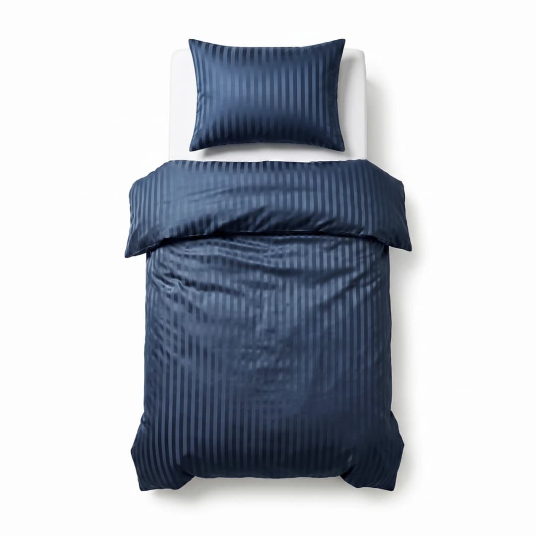 Dekbedovertrek Gijs Marineblauw 140x200/220 cm