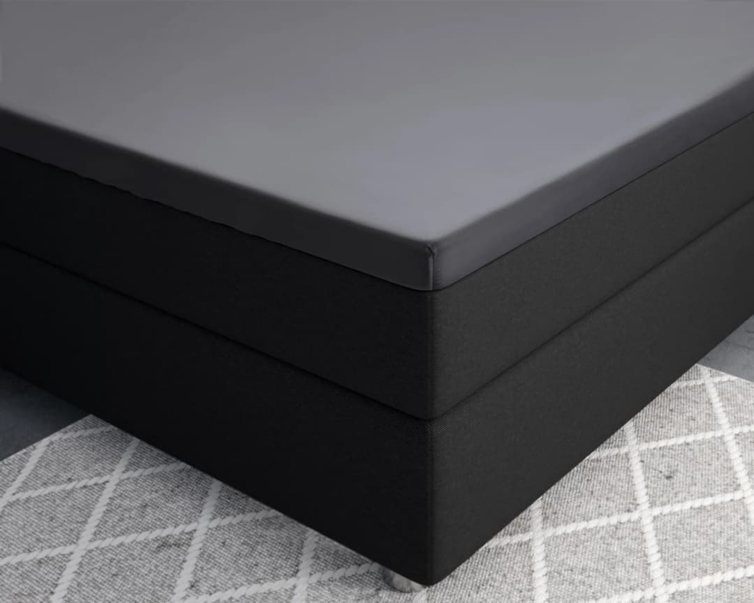 Hoeslaken Lex Antraciet 160x220 cm