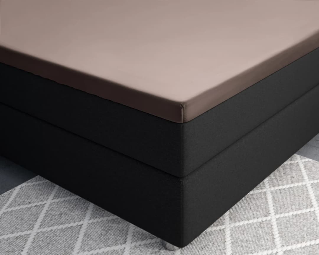 Hoeslaken Lauke Taupe 160x200 cm