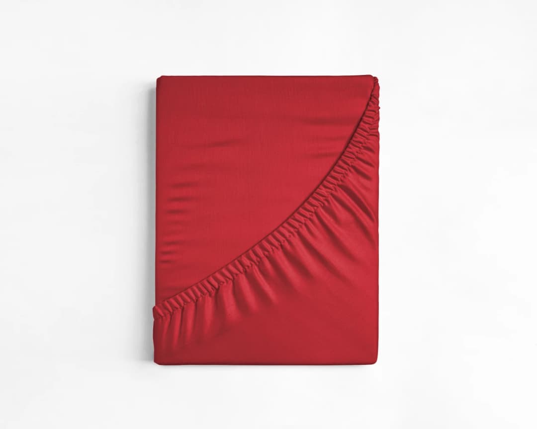 Hoeslaken Kobe Rood 140x200 cm